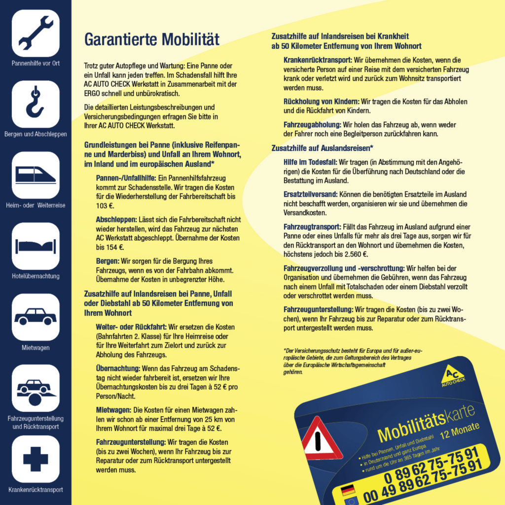 Garantierte Mobilität